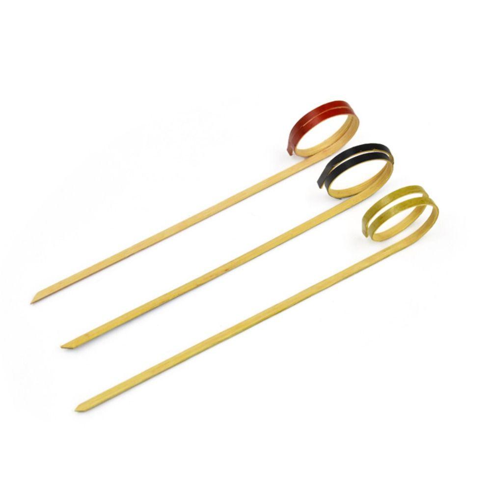 Eco-friendly Skewer Sticks Picks 100Pcs/bag Toothpick New Bamboo Cocktail