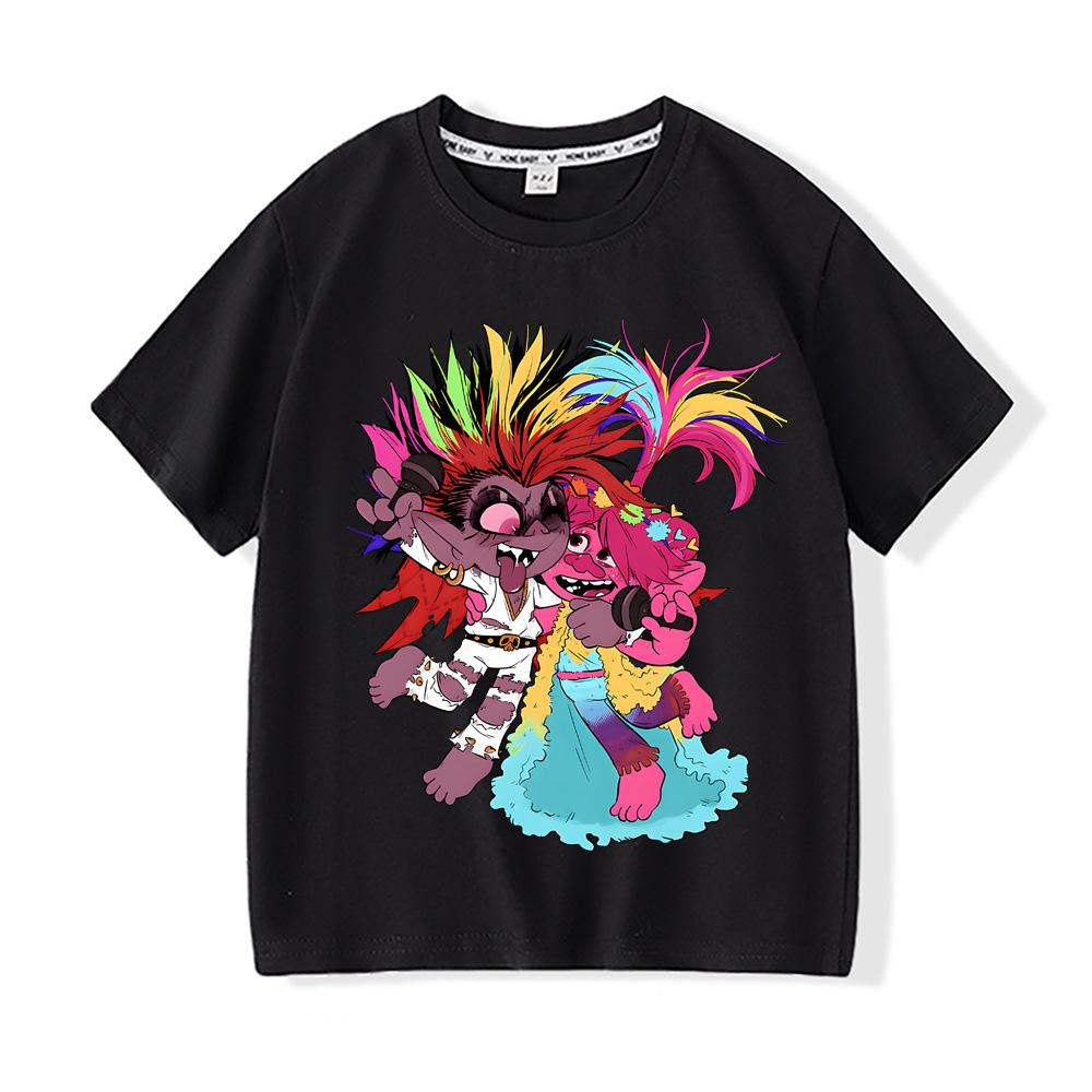 More Then Awesome The Trolls Movie World Tour Movie Fan Essential T-Shirt High Quality 100% Cotton Tee-shirt Boys/girls Kawaii