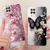 For Samsung Galaxy A12 Case SM-A125F New Butterfly Painted Cover Soft Slim Phone Case For Samsung A12 M 12 Galaxy M12 F12 Fundas