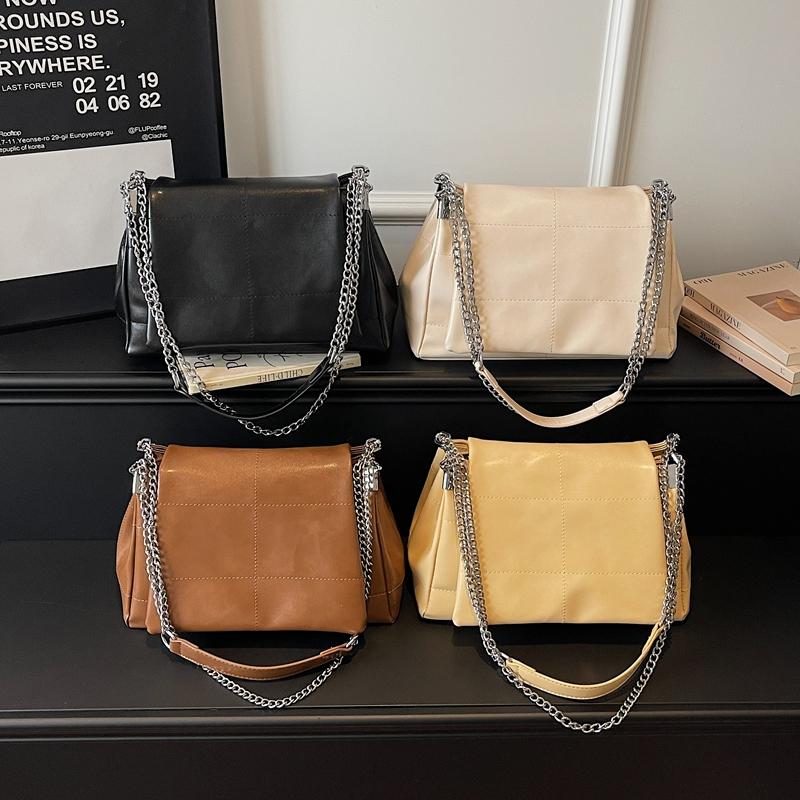 Underarm Bag Large Capacity Chain Tote Bag Women's Commuter Shoulder Crossbody Bag