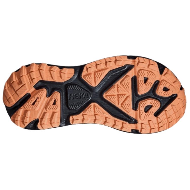 HOKA One One Stinson 7 Comfortable Durable Trail Running Shoes Women Sneaker Black Gray 1141531-BKP