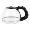 Jarra de repuesto para cafetera OST de cristal 600 ml Mango negro seguro Capacidad para 4 tazas Antiexplosión