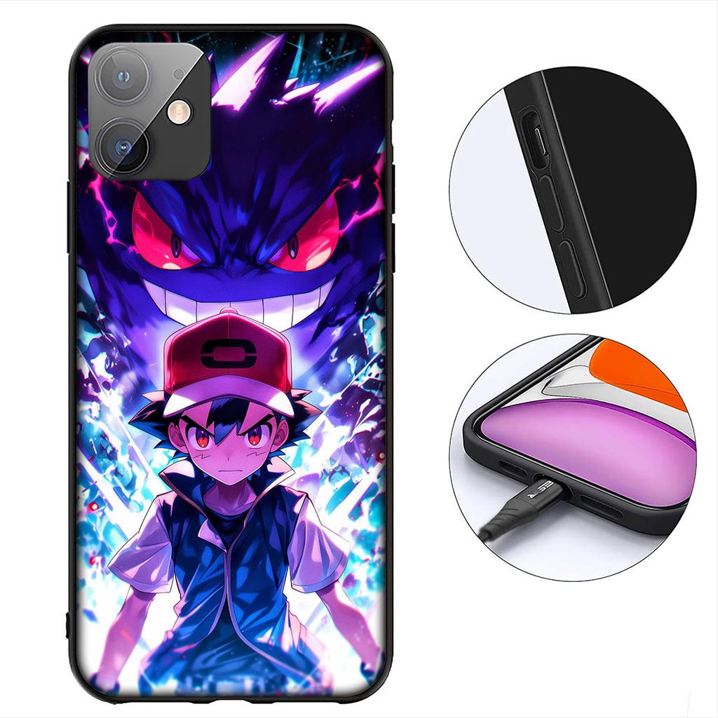 P-Pokemons Gengar P-Pikachus Psyducks for Motorola Moto Edge 50 30 Fusion 40 NEO Ultra Pro G22 G23 G20 G35 G84 G13 G53 Case