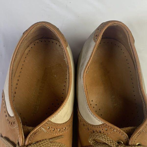 JARMAN/USA Made/Saddle Shoes Business Shoes/Size 12 D/29.0-29.5cm/Brown×Ivory/(USED)