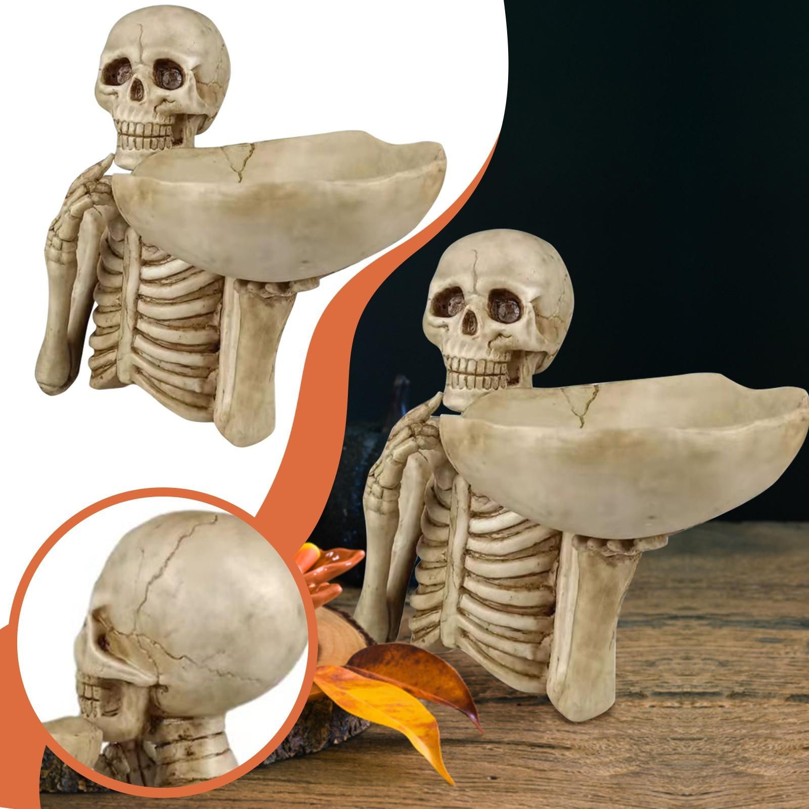 

Креативная декоративная голова личность фруктовая тарелка панк головные украшения домашний поднос для хранения ключей One Size белый