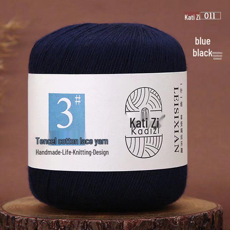 Mercerized Cotton Lace Yarn No. 3: DIY Hand-Knitted Crochet for Children - Spring/Summer Sweater & Coat - Free Shipping