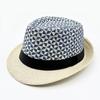 Europe and the United States hot-selling curled edge jazz hat summer straw paper woven outdoor top hat jazz hat fashion beach shade