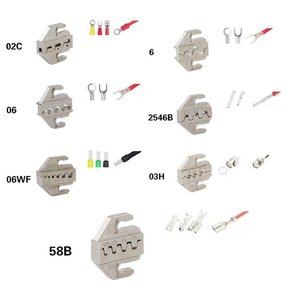 Replacement Crimping Tool 4mm Slot Wire Crimper Jaws High Quality Jaw Tool  for Crimping Terminals