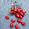 Artificial Reddates Realistic Jujube Ornament Simulated Dried Nut Model for Crafts and Photography Office Decorations