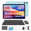 New Android 15 Tablet Model with TF IPS HD Large 6000mAh Widevine Split Protective and Screen Set 10-inch Wi-Fi 12GB+128GB+1TB Expansion, 8-core CPU,