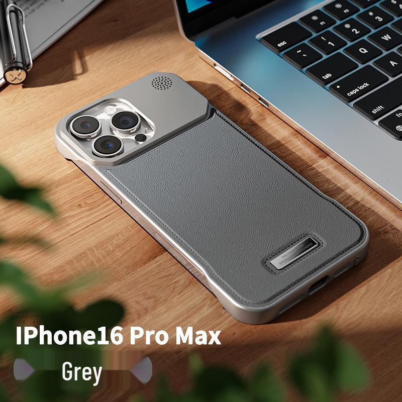 Frameless Magnetic Aroma Leather Drop-proof Case for iPhone 13, 14, 15, and 16