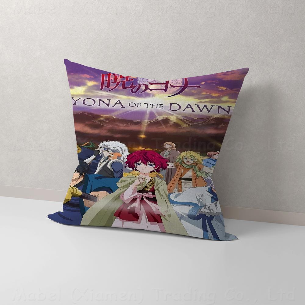Yona Of The Dawn 45*45cm Cushion Cover Pillow Cover Decor Pillowcase Home Pillowcase For Couch Pillow