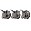 3pcs Suction Wall Hooks Heavy Duty Suction Hook Reusable Not Damage Wall Hook Set Long Service Hold for Towels & Clothes