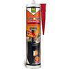 Mastic Élastique - FUEGO NET 231297 - Silicone Réfractaire - Transparent - 300 Ml