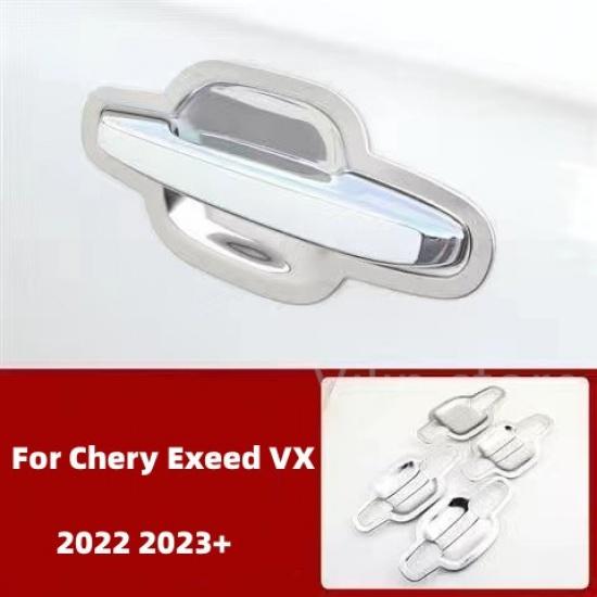 For Chery Exeed VX 2022 2023+ Door Handle Bowl Scratch Stainless Steel Protective Stickers Handle Anti-collision