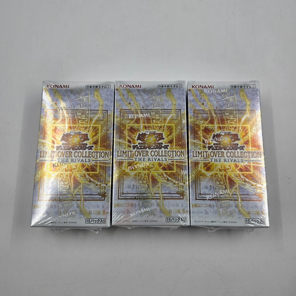 Yu-Gi-Oh LIMIT OVER COLLECTION RIVALS Box x3 w/ Bonus 1 Pack Japanese ver.