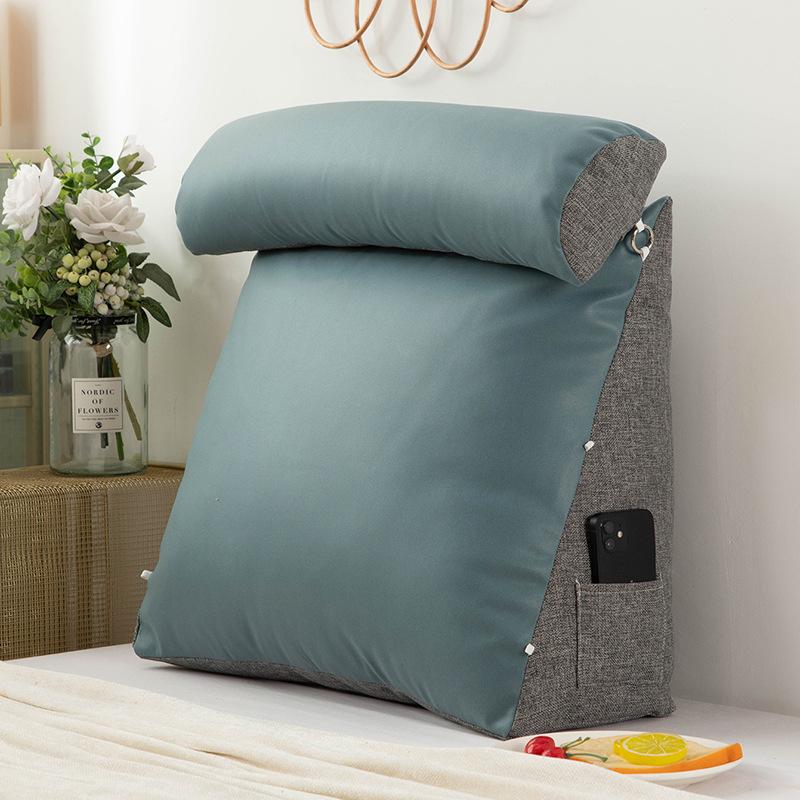 Technology Cloth Headboard Cushion New Soft Bag Breathable Bed Pillow Large Backrest Tatami Bed Backrest Cushion Waist Pillow