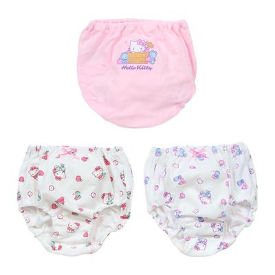 Hello Kitty Apple with Name 153753 Kids' Shorts, 3-Piece Set, Design, 130cm, 100% Cotton, Tag,