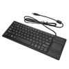 K 800 Keyboard with Touchpad Wired Ultra Thin Mini Compact Touch Keyboard with HUB Function