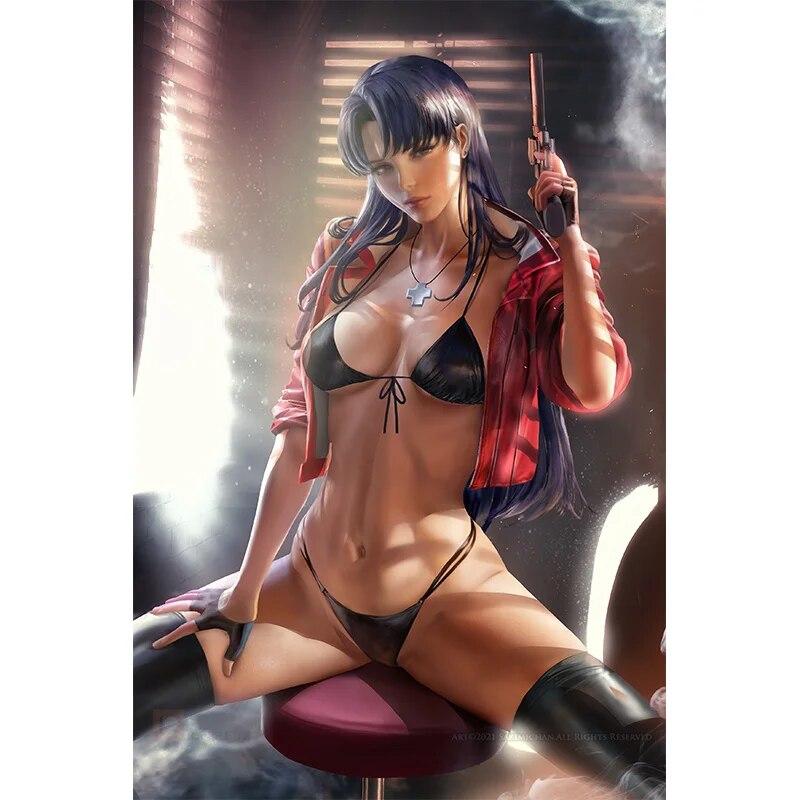 

Принт Аня обнаженная 3D сексуальная аниме девушка художественные постеры HD настенная живопись на холсте Гостиная Спальня домашний декор повесить картину