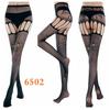 Sexy Fishnet Stockings: Non-Slip Garter, Open Crotch, One-Piece Lingerie for Nurses and Stewardesses