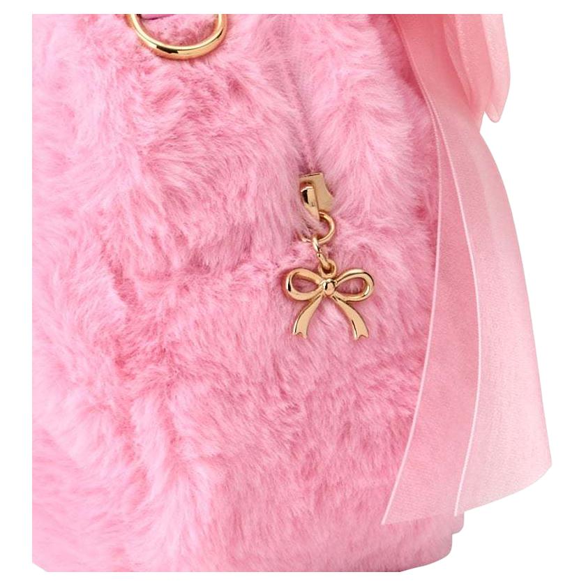 New Sanrio Plush Shoulder Bag, Crossbody Bag Mini Women's Pink 468070