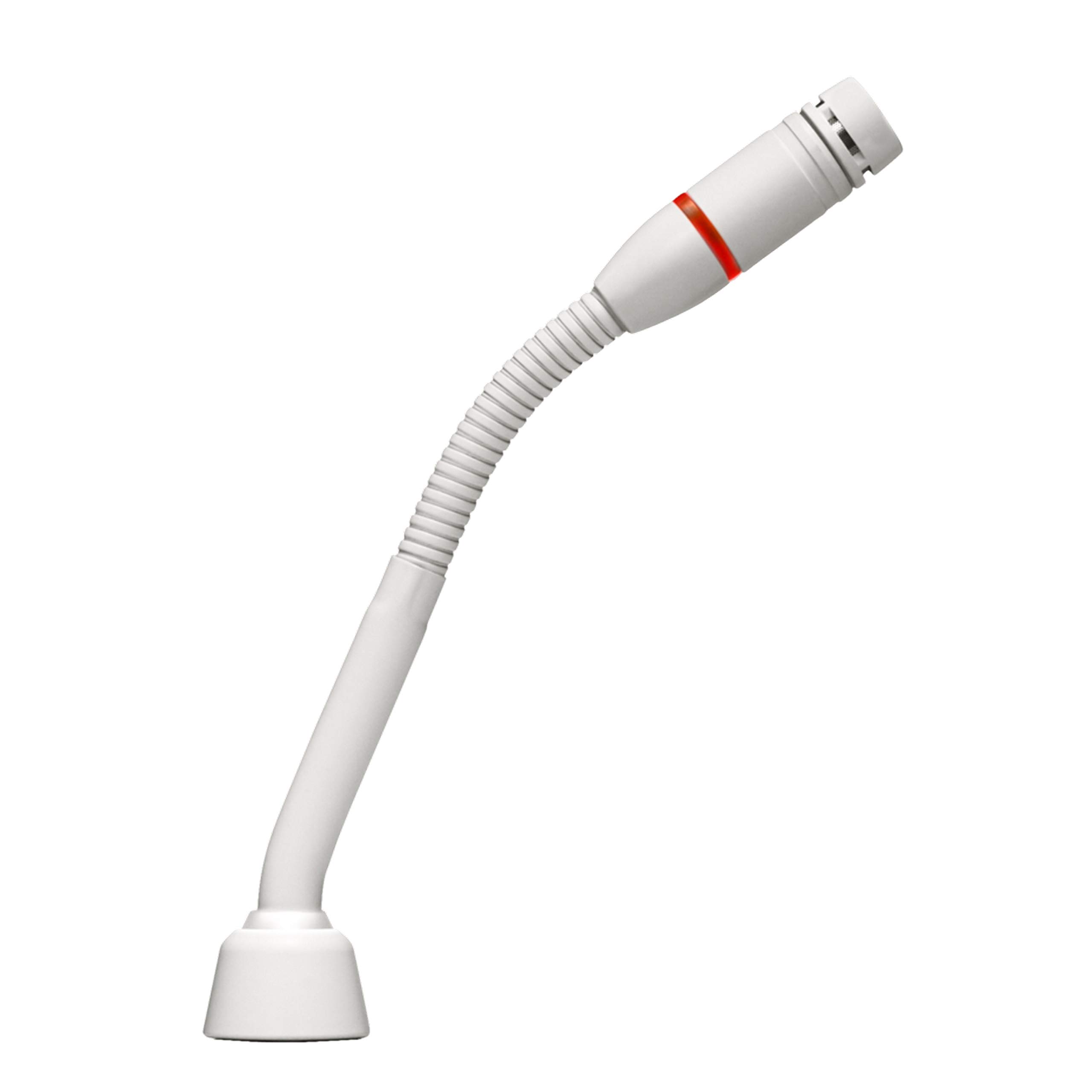 

Shure 5 inch gooseneck microphone with light ring white MX405WRLP/N білий