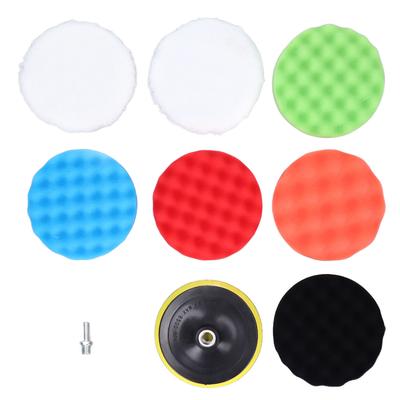 Polishing Pad Buffing Sponge 150mm Diameter Cleaning Tool Set Kit for Car Boat Buffing Pad Buffing Sponge Car Buffing Pad