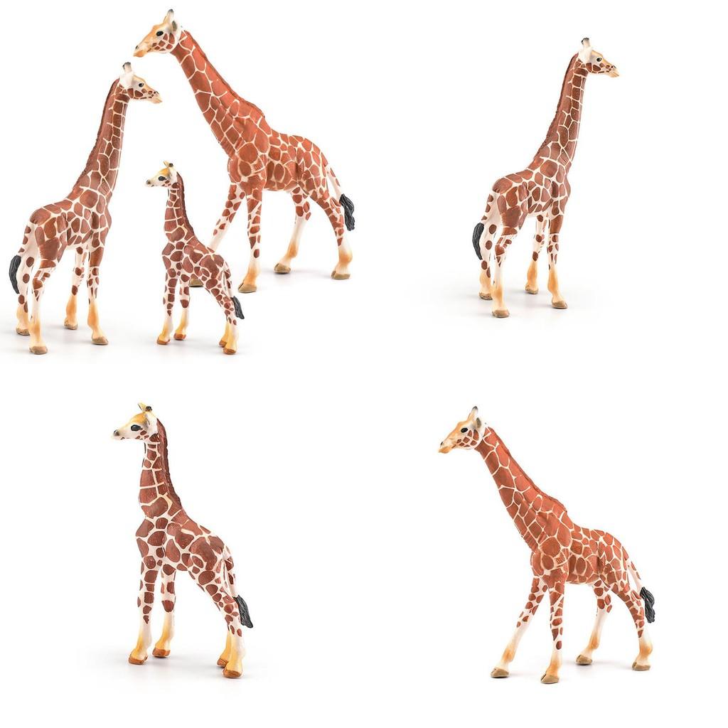 Natureinspired Giraffe Model Pvc Toy For Kids Educational And Collection Use