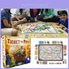Gra planszowa Ticket To Ride z żywym dodatkiem 1912 dla dzieci i dorosłych