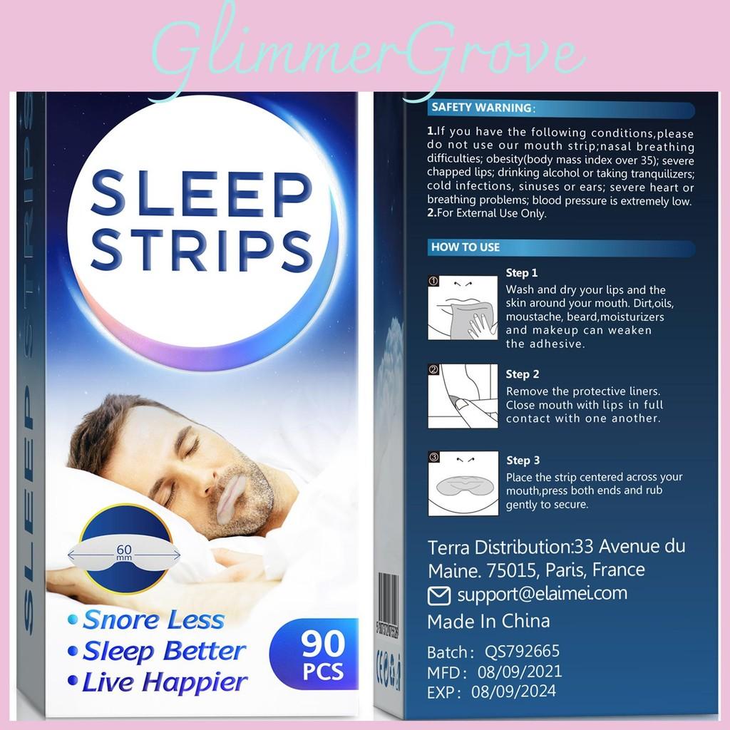 Elaimei Lip Closure Patch For Daily Good Sleep And Anti Snoring 90 Box Pieces