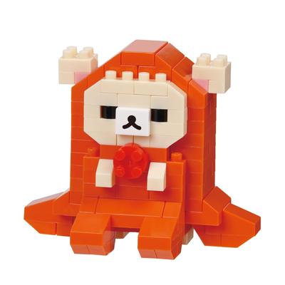 Kawada Nanoblock Korilakkuma (Takosan Wiener) 150 Κομμάτια, Ηλικίες 12 και Άνω, Rilakkuma NBCC173