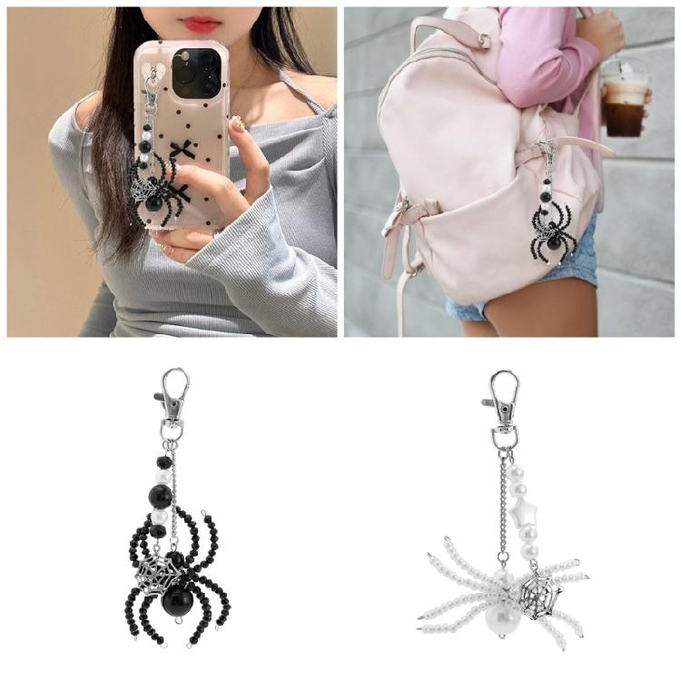 Halloween Spiders Key Jewelry Spiders Bag Charm Spiders Bag Pendant Party Keychain Key Pendant for Keys or Backpacks