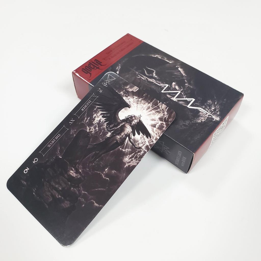 New Tarot Goetia Tarot in Darkness Tarot Card Game Party Table Board Game for Adult Oracle Card Deck Pl