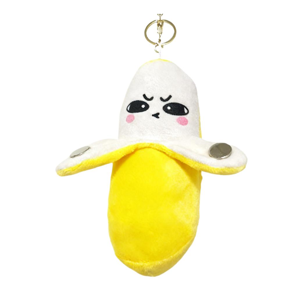 

Banana Plush Plaything Pendant Keychain Rhythm Piano Interactive Plaything Creative Touch Doll Dual-Player Activity Friend/Party Toys