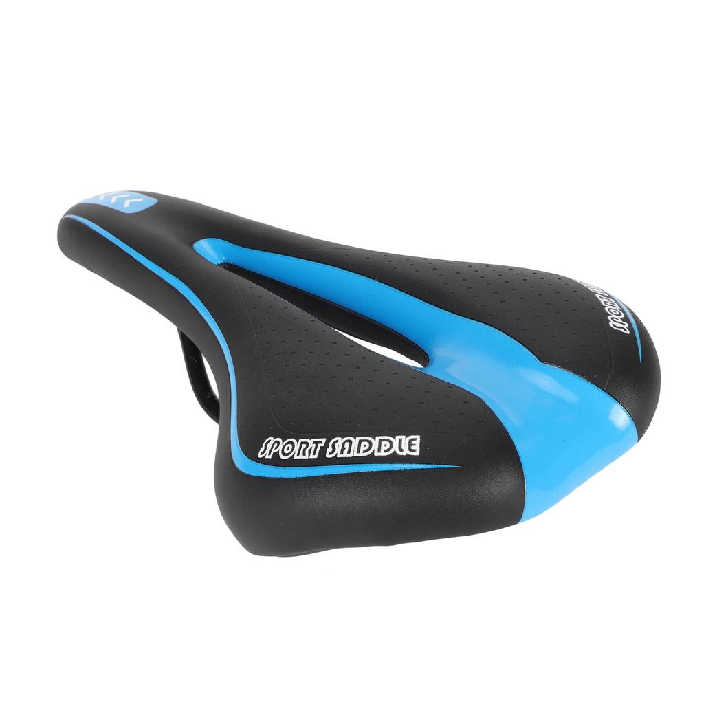 Náhradní sedlo na kolo Univerzální Černé a modré Ergonomické Pohodlné sedlo na kolo pro silniční kola Skládací kola