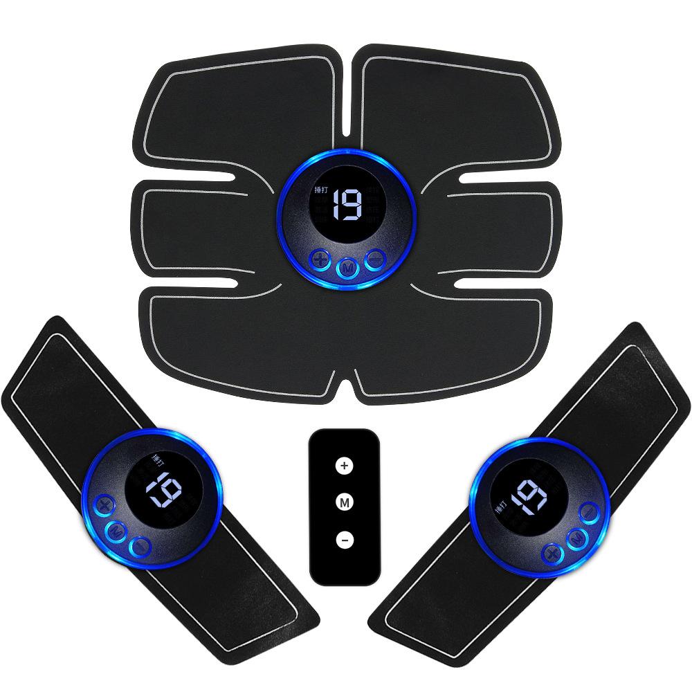 

Версия для зарядки/Стимулятор пресса, Тонизатор мышц, Портативный тренажер для мышц, Интеллектуальный беспроводной фитнес-аппарат для мужчин и женщин 2arm+1abs+remote control чёрный