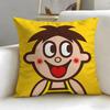 popular snack brand Wangzai Cushion Cover Soft  EasyWash Pillow Case  Versatile for Couch Bed Travel and Office