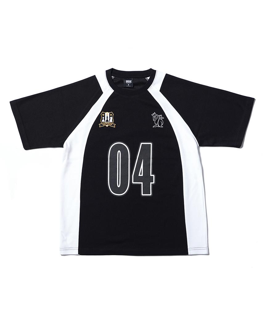 GAKKAI UNIONS Emblem Raglan Short Sleeve T-Shirt Black