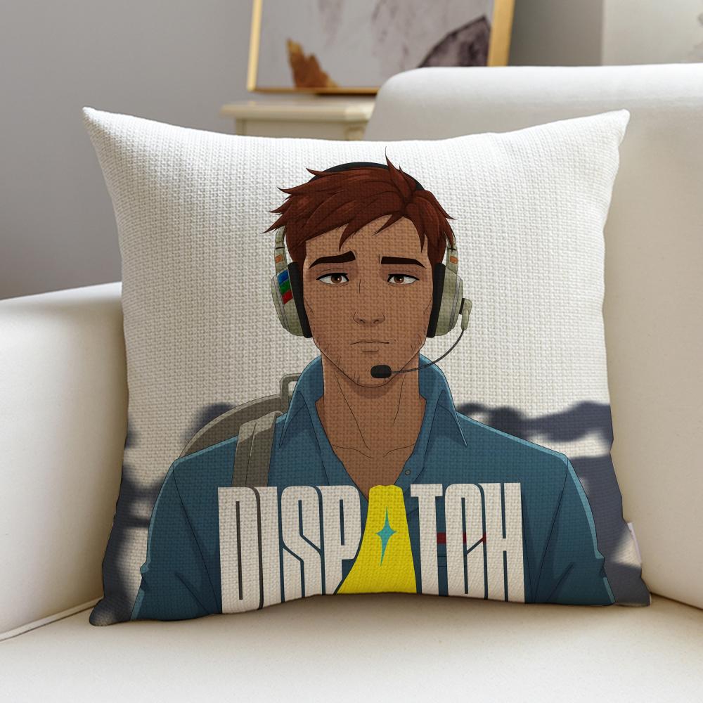 Rock DDispatchS Cushion Cover Breathable and skinfriendly linen pillowcase square removable and washable cushion