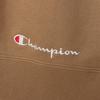 Champion Long Sleeve Hooded Fleece Script Mocha Kids' Sweatshirt, 100% Cotton, Lining, Logo, Basic, CK-A101,