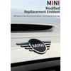 1pc 3d Metal Wings Logo Badge Sticker Rear Trunk Front Hood Emblem Decals