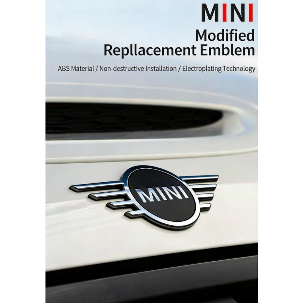 1pc 3d Metal Wings Logo Badge Sticker Rear Trunk Front Hood Emblem Decals