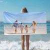 Personalized Beach Towel Custom Photo/Logo Oversized Beach Towel for Bath Pool Sports Camping Summer Party Gift