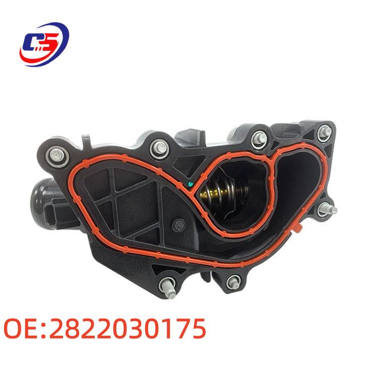 Compatible with Mercedes W282 Thermostat Assembly Water Outlet Housing 2822030175.