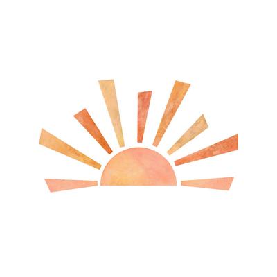 Sun Wall Sticker Prop Background Decoration Exquisite Tape Decors Interesting Self-adhesive Decal Kid's Room Decor