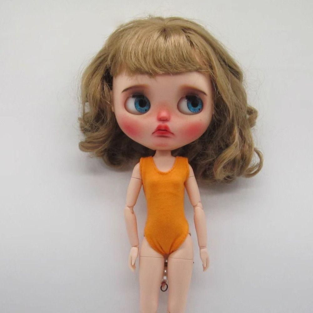Cute Doll Vest Casual Swimsuit Clothes for Blythe Dolls for azone ob22 ob24 ob26 Dolls