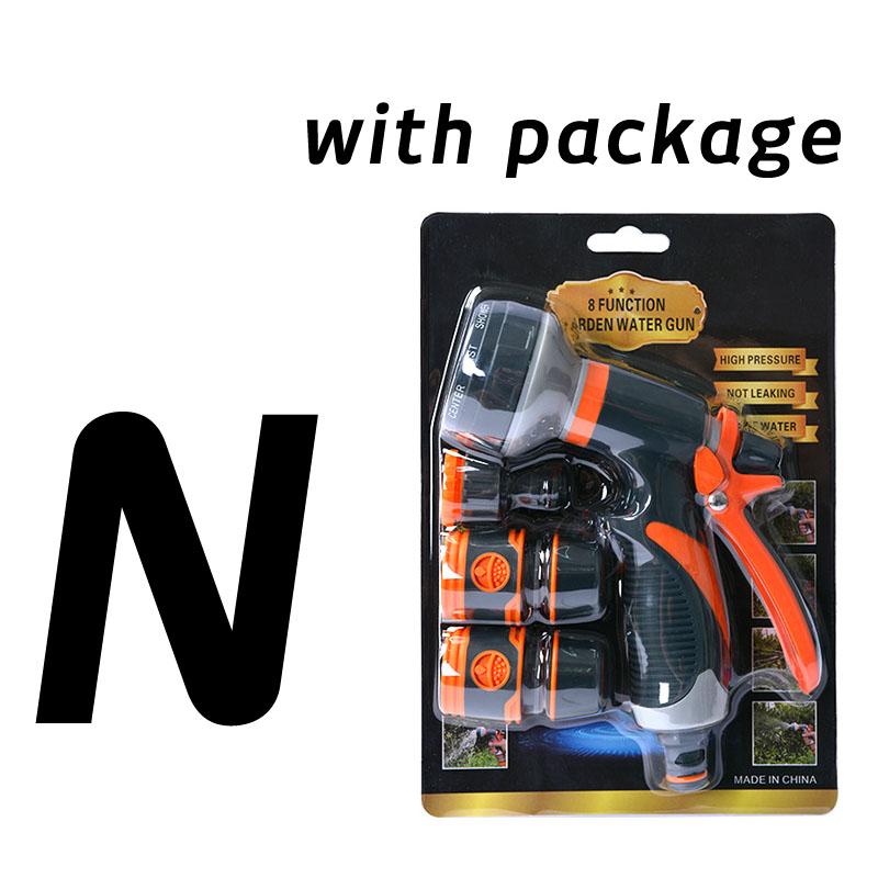 Watering Gun High Pressure 8 Modes Garden Spray Irrigation Watering Nozzle Plant Lawn Yard Watering Sprinkler Cleaning Sprayer