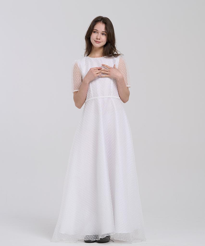Reve Hearted Cantilena Dress - White