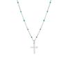 S925 Silver European & American Beaded Choker Necklace - Simple, Versatile Accessories for Women
